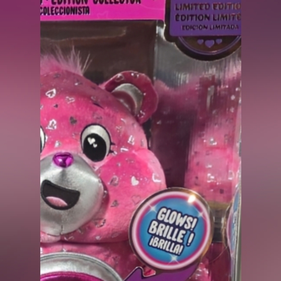 NEW LIMITED EDITION Care Bear Glowing Belly Cheer Bear - Picture 4 of 8